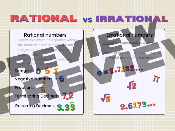 rational and irrational numbers pdf - Elevate Your English