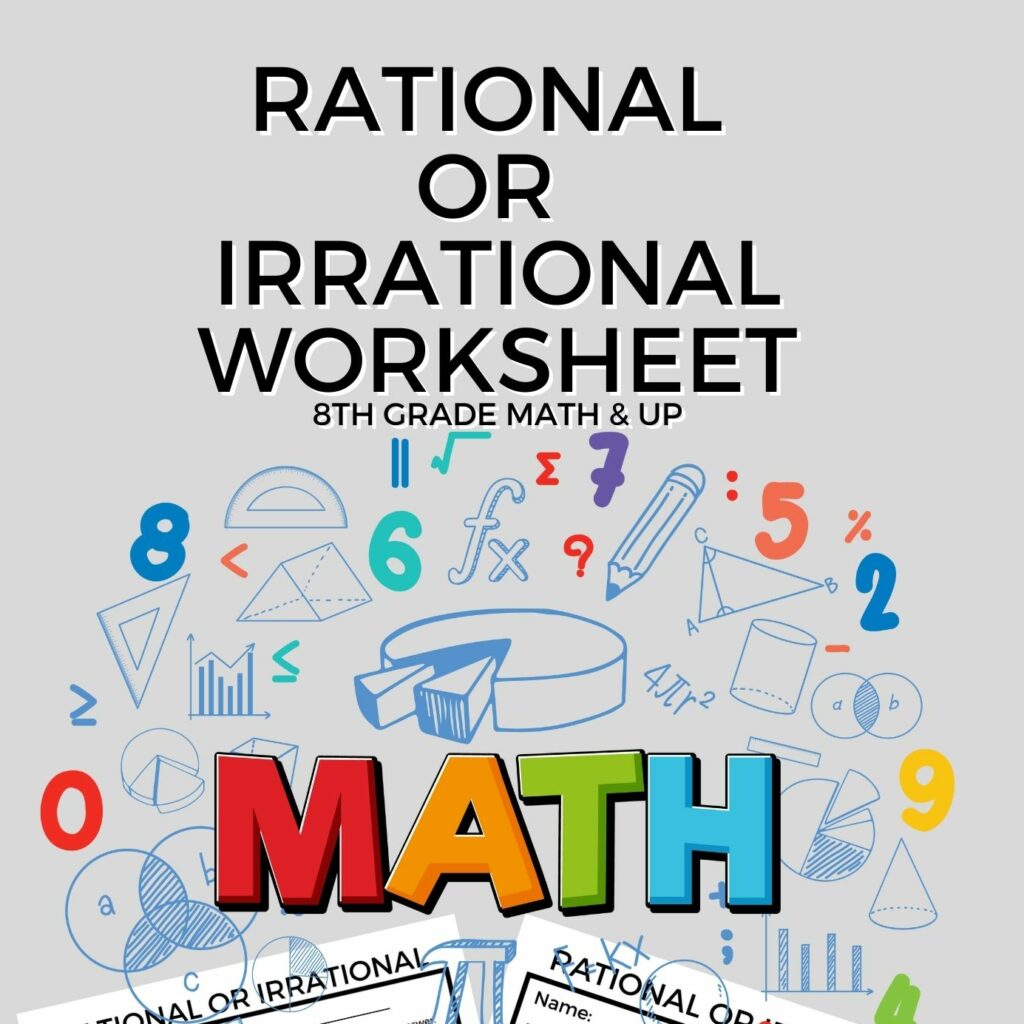 rational and irrational numbers worksheet - Elevate Your English